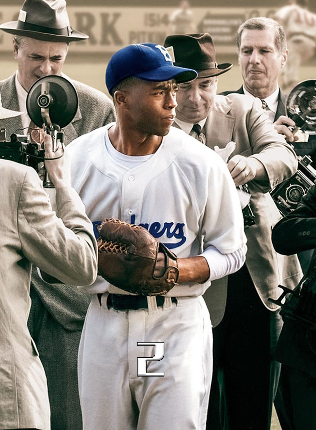 黑人棒球手,却遭遇种族歧视,最后谱写传奇#42号传奇 #我要热门 #电影