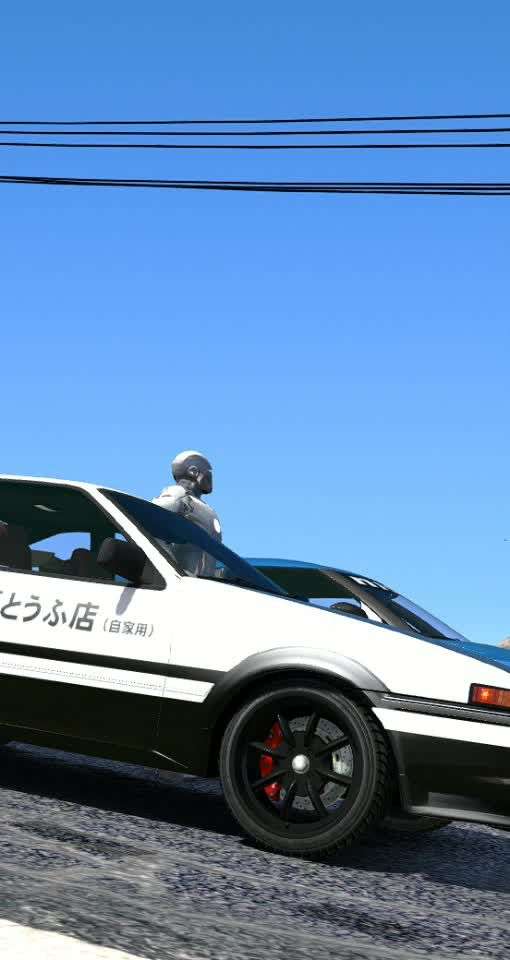 经典ae86与神车gtr秋名山之争