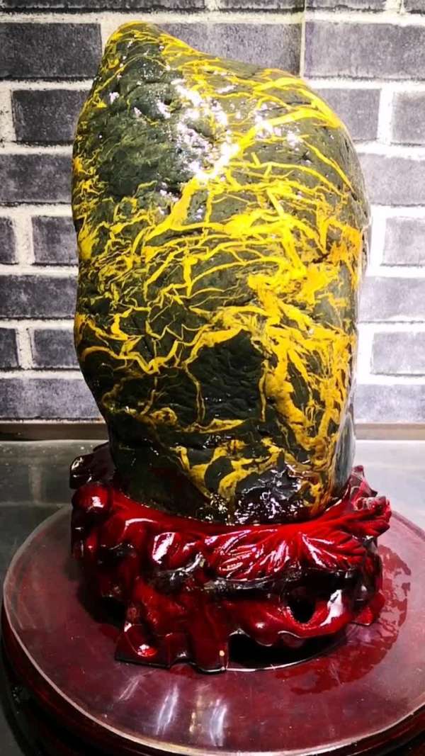 天然原石,金纹石