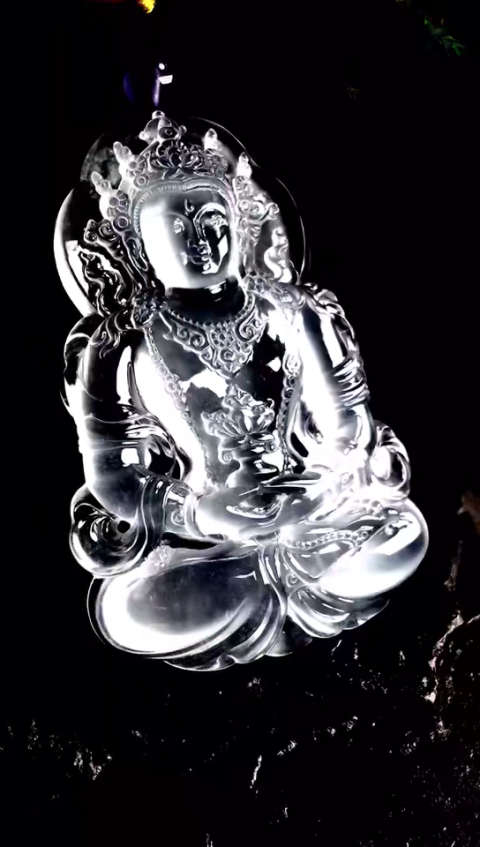 加龙作品,度母观音菩萨,63.2-40.2-7mm