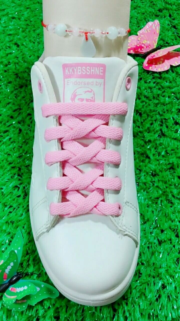 五角星死扣型的系鞋带方式!