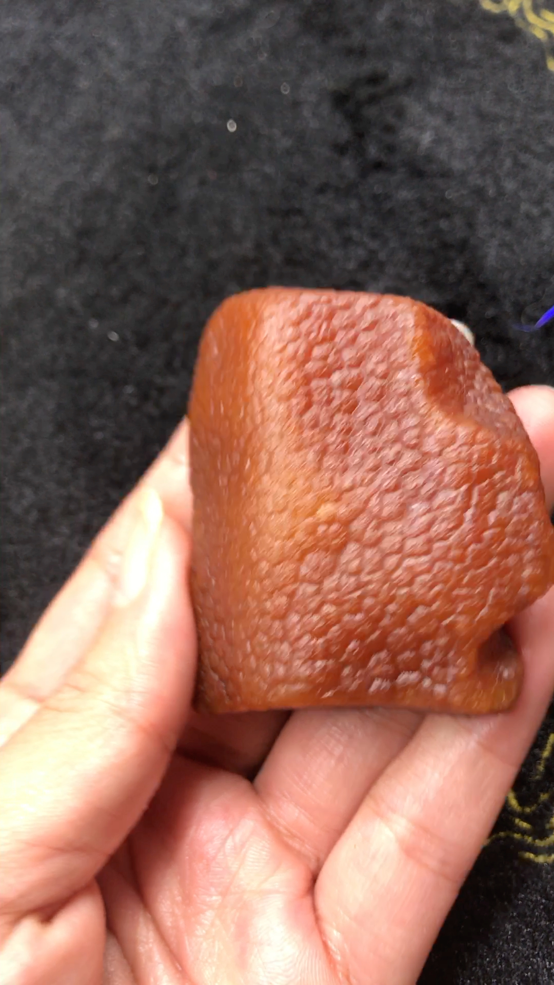 蜜蜡原石#荔枝皮全皮