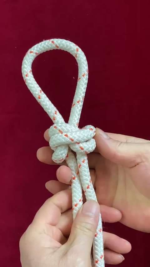 实用绳结#中间结,你会打吗3321