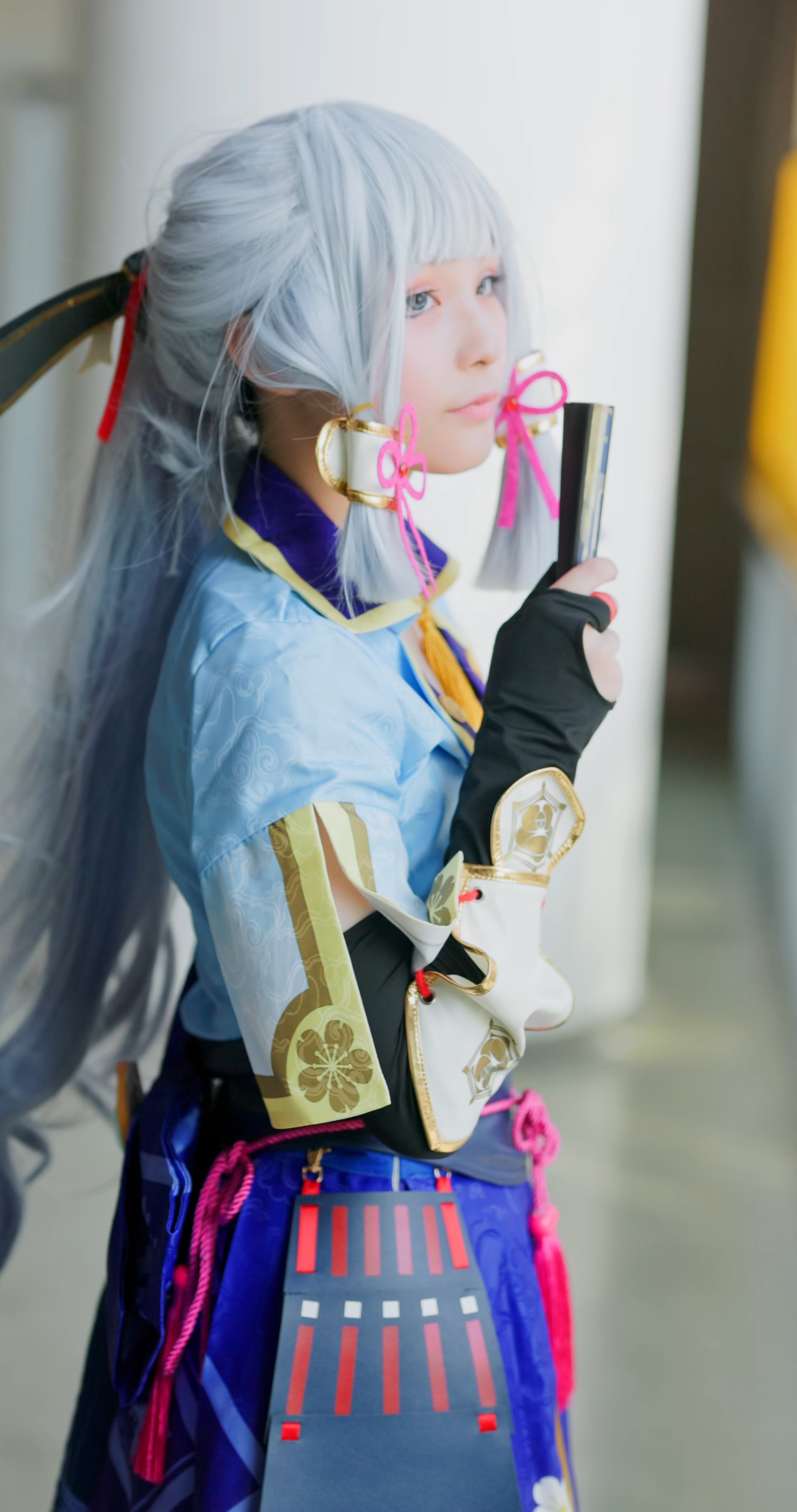 2021杭州国漫偶遇的神里绫华cos小姐姐 竖拍#杭州国漫#原神cos#神里绫