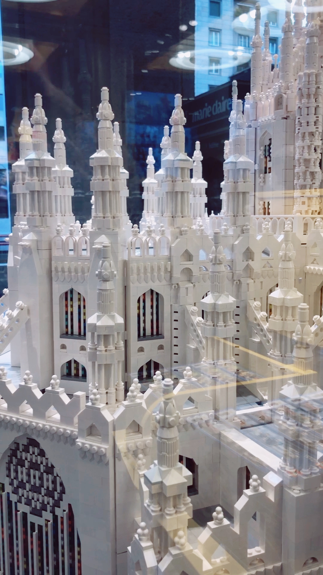 milano 米兰大教堂乐高旗舰店里面的壮观模型,最美duomo,每一片都好