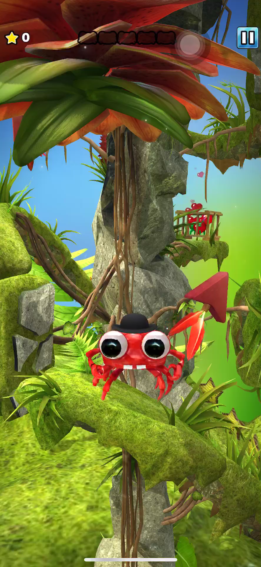 分享一个敲好玩儿滴游戏:螃蟹先生2