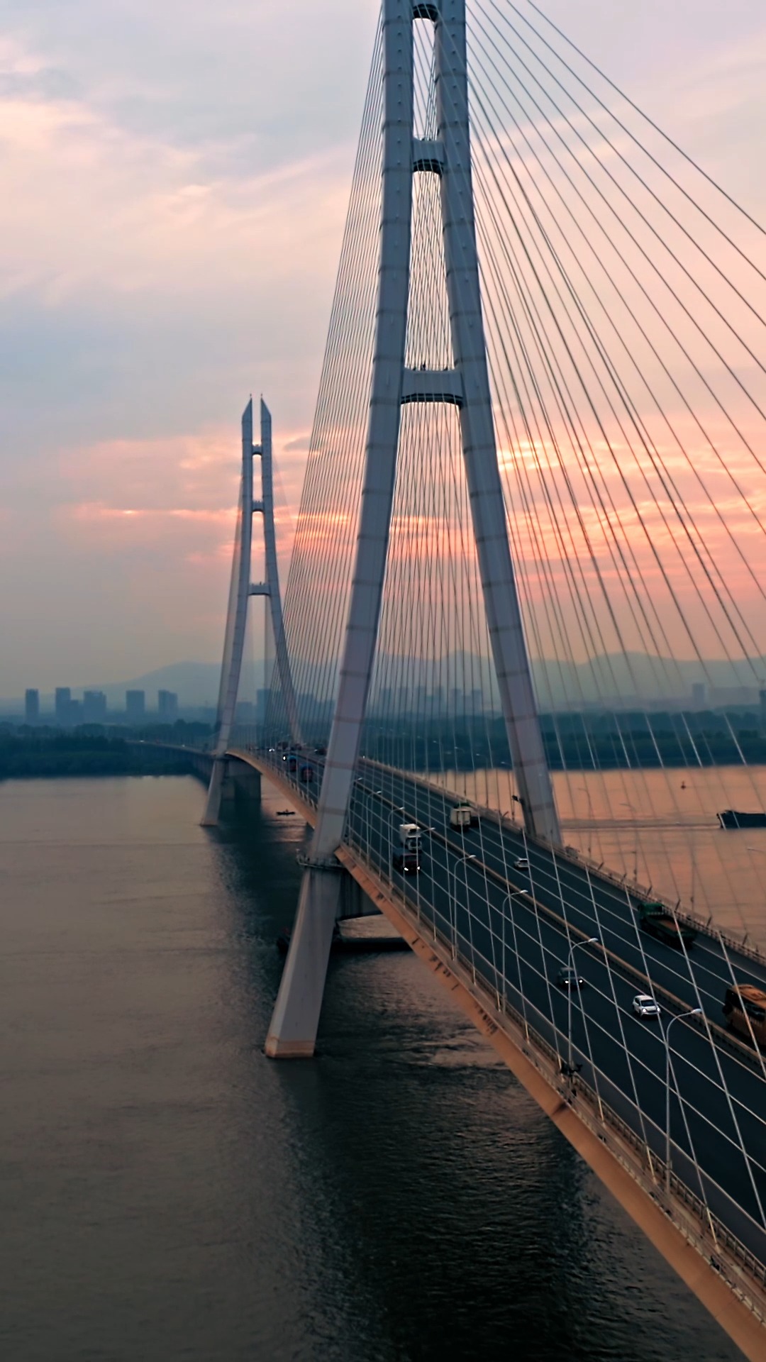 长江三桥怎么画图片