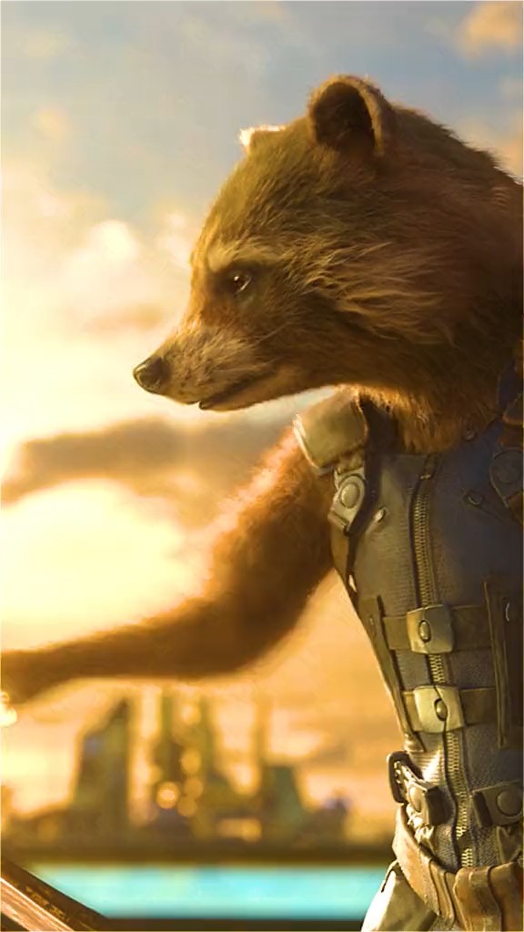 熊来啦 #火箭浣熊 #壁纸