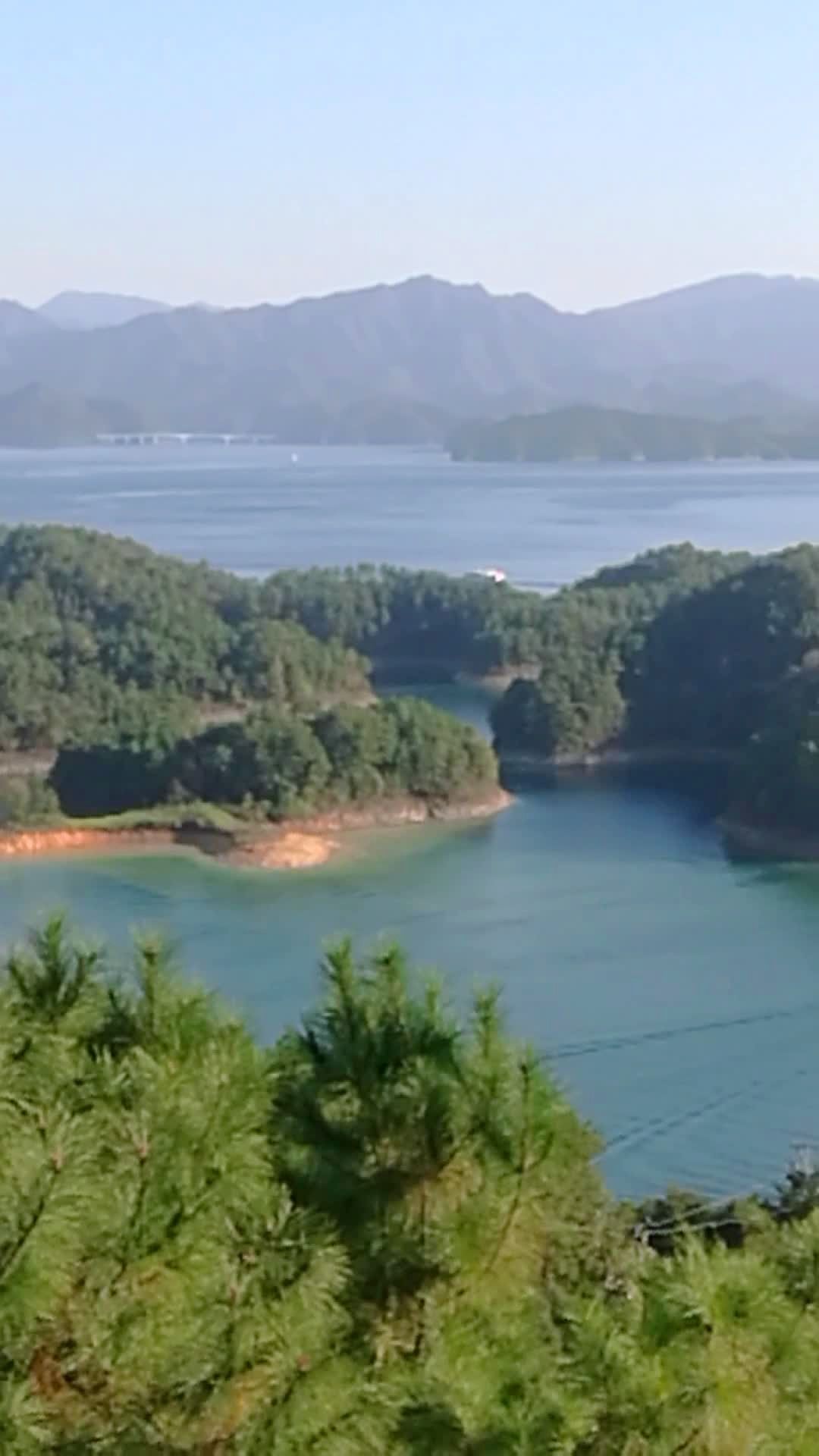 千岛湖梅峰观岛