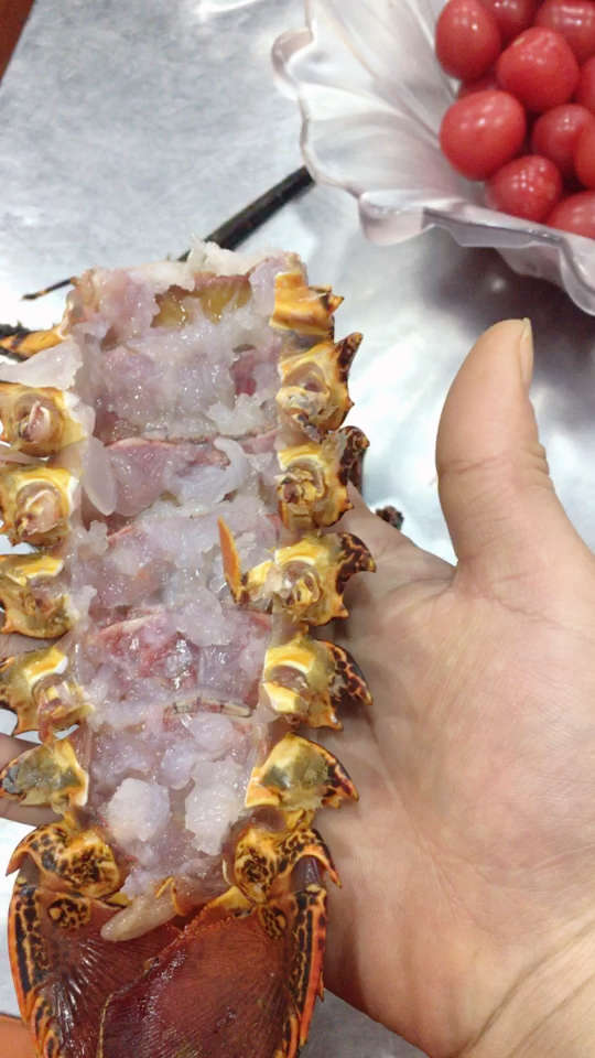 澳龙肉都吃完了,只剩下壳!