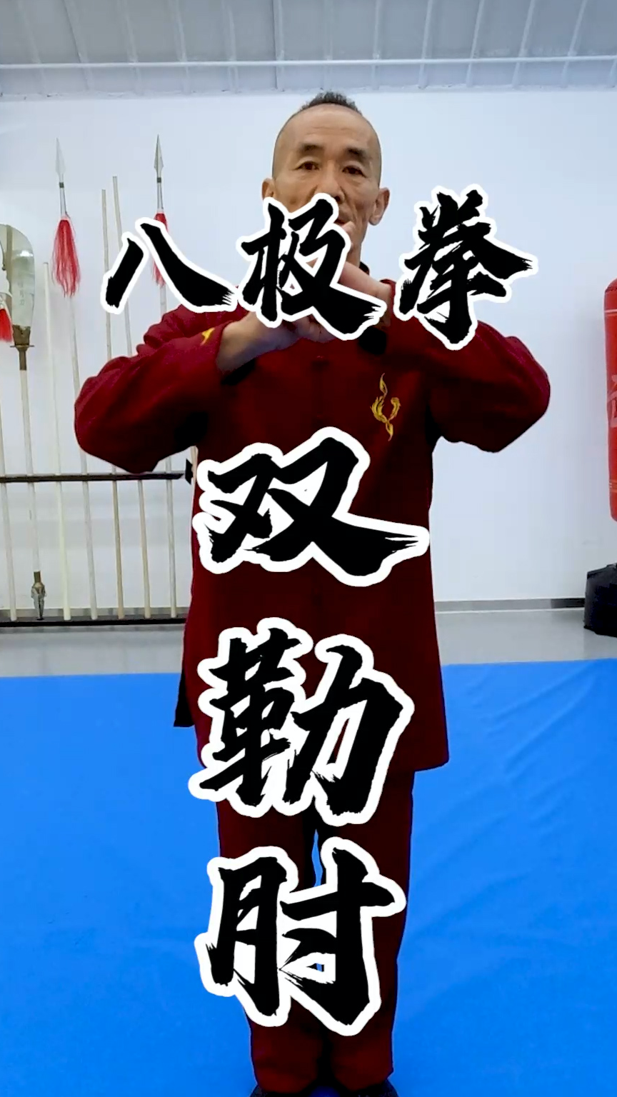八极拳防身实战教学:双勒肘