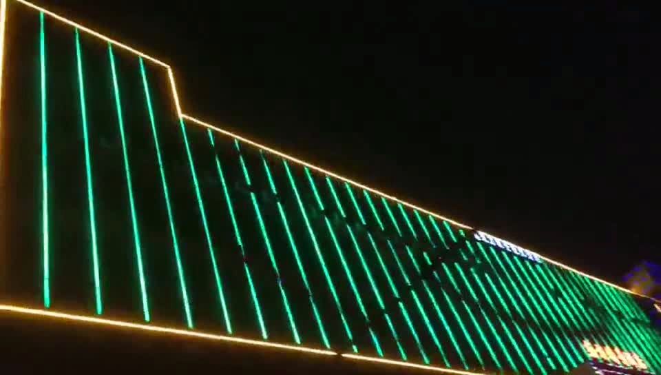 线条灯招牌效果