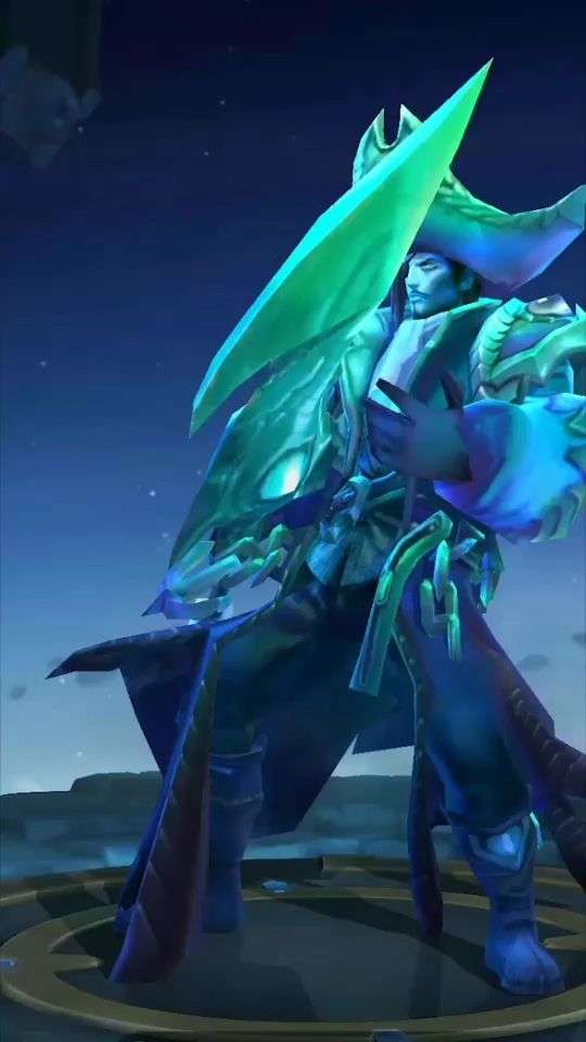 《王者荣耀》-曹操皮肤-幽灵船长近距离特写!989898