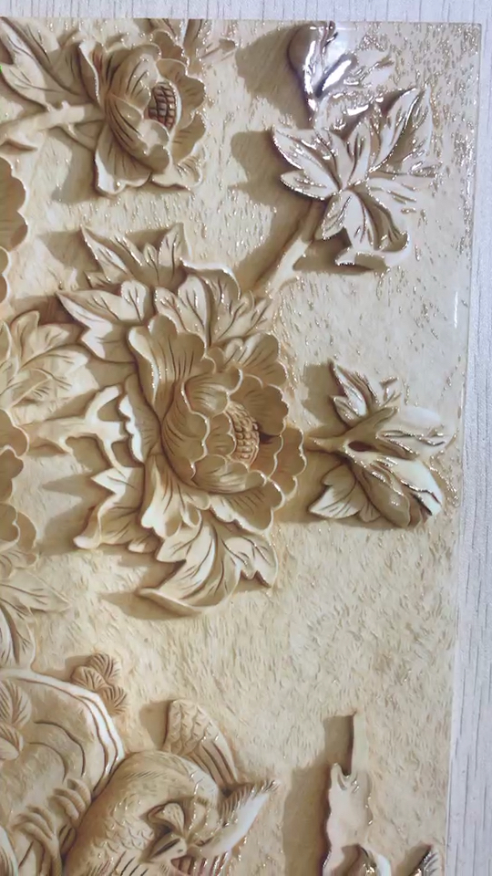 拓美3d浮雕光油瓷砖样品效果