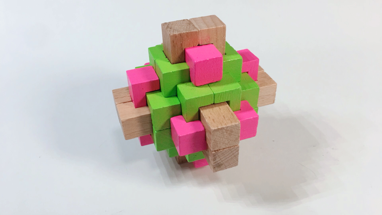 24锁孔明锁鲁班锁,一秒回到童年