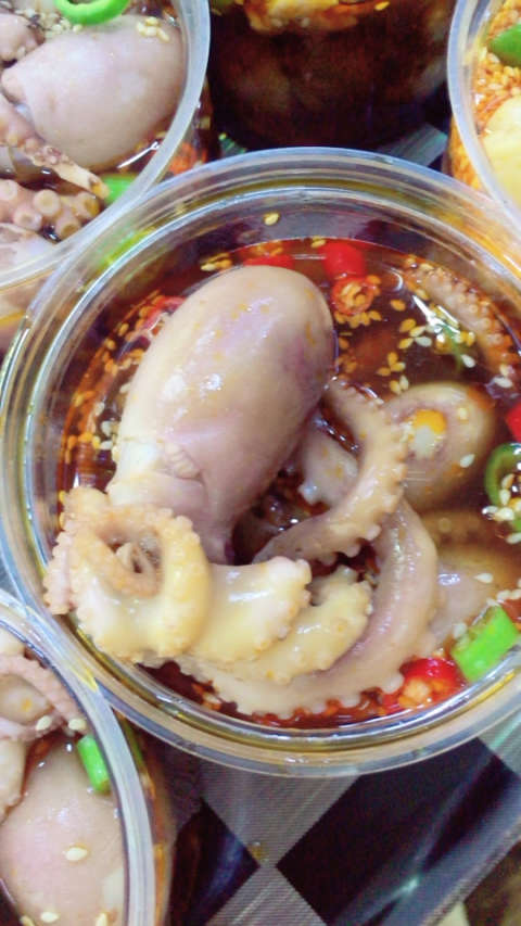 爆头八爪鱼99带墨带大米