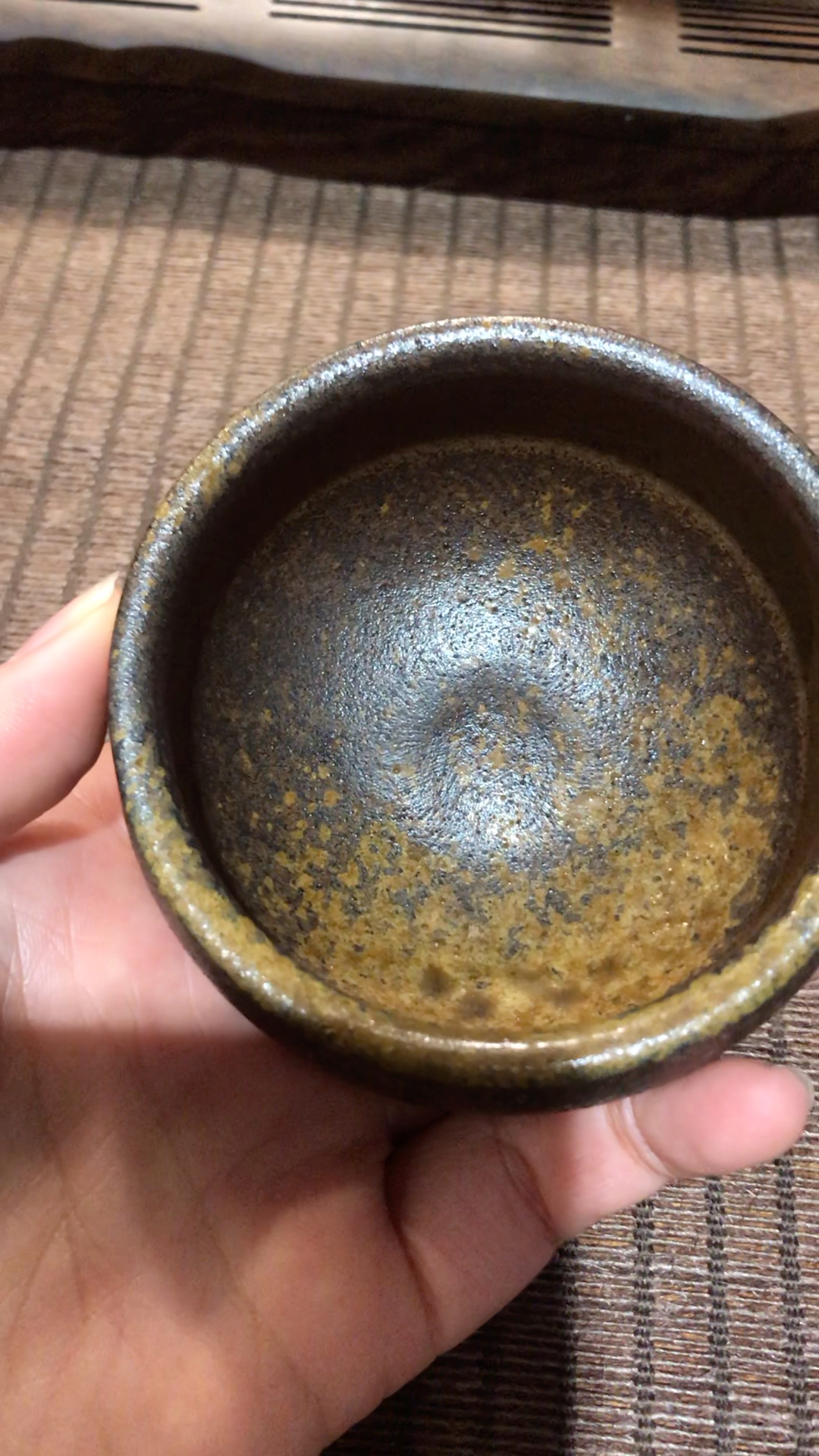 柴烧主人杯品茗杯