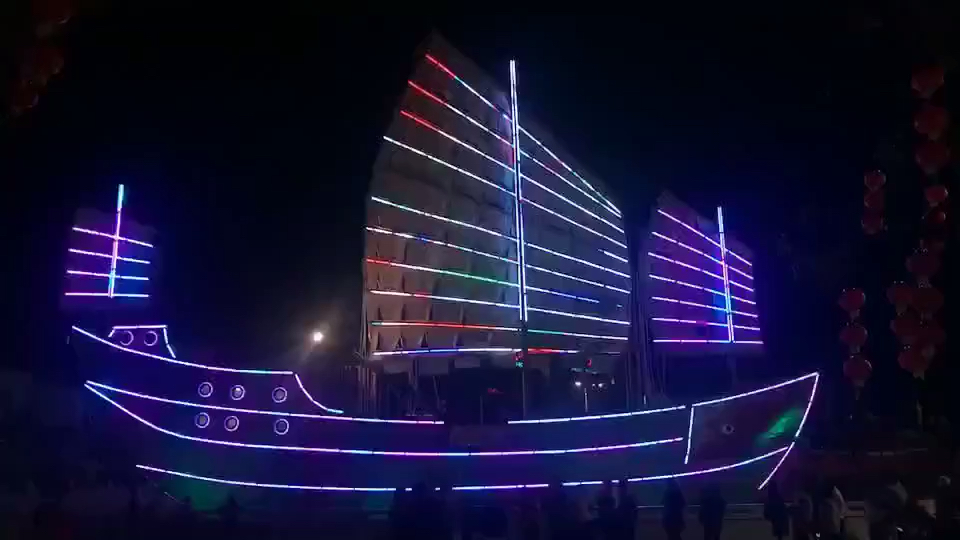 樟林古港红头船