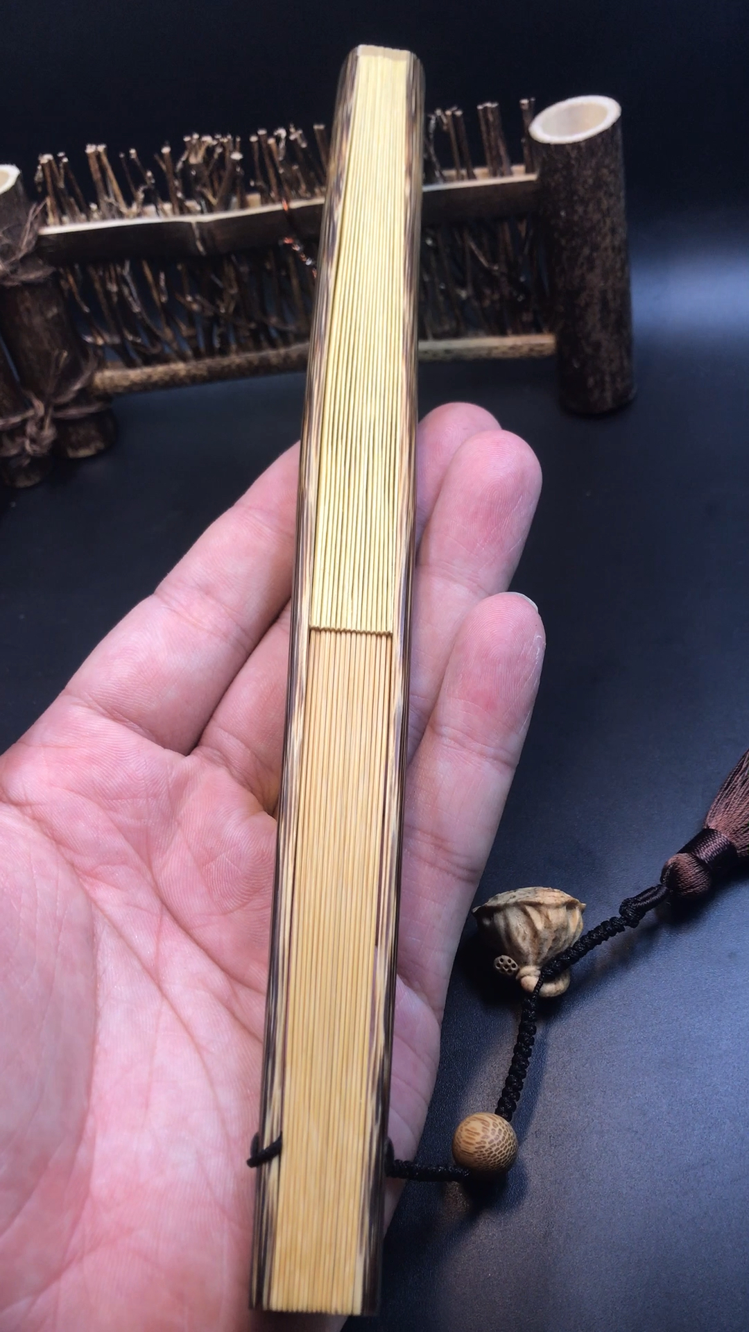 金丝竹,小精品,把玩扇子了解一下