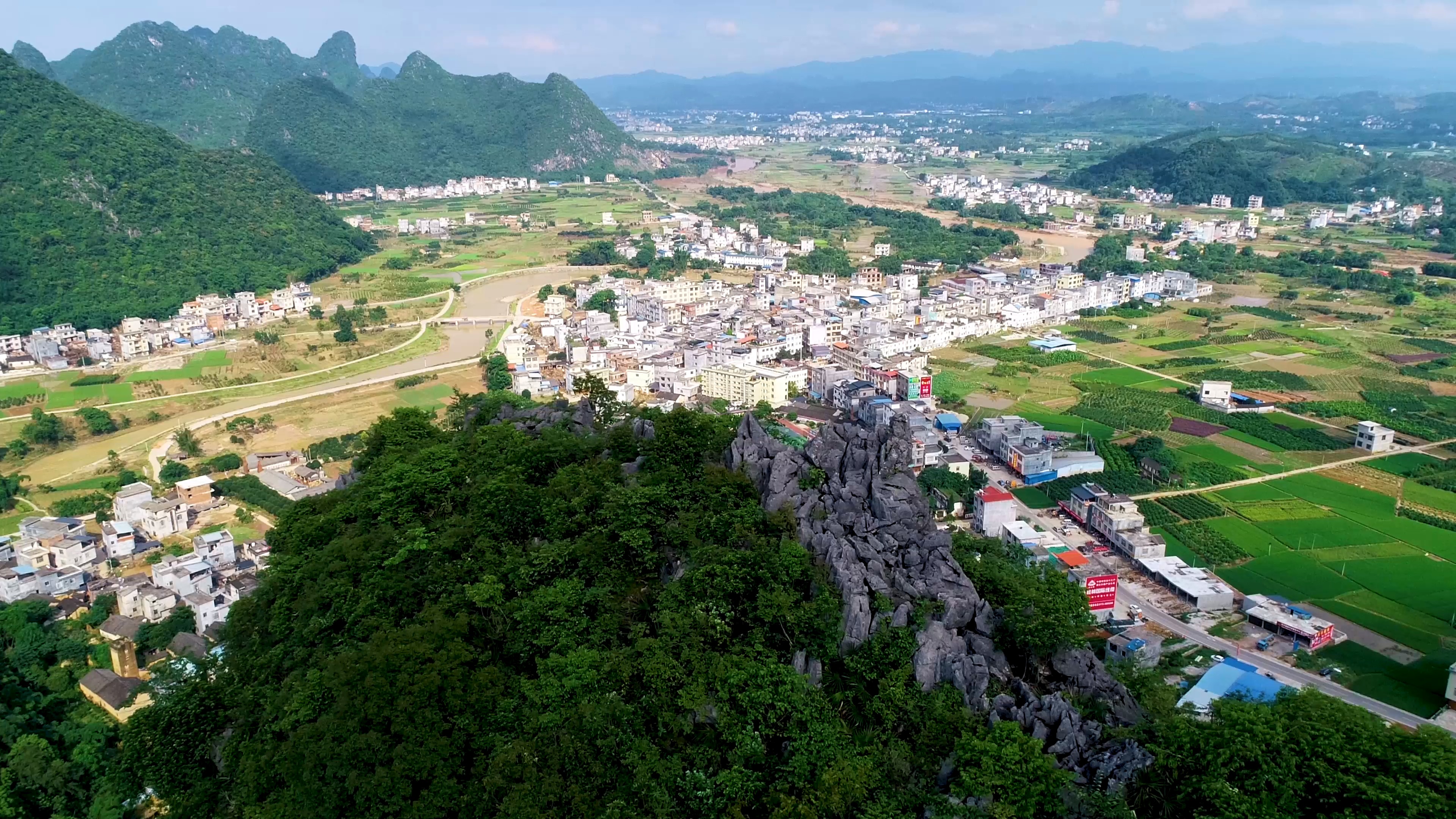 荔浦市双江镇航拍