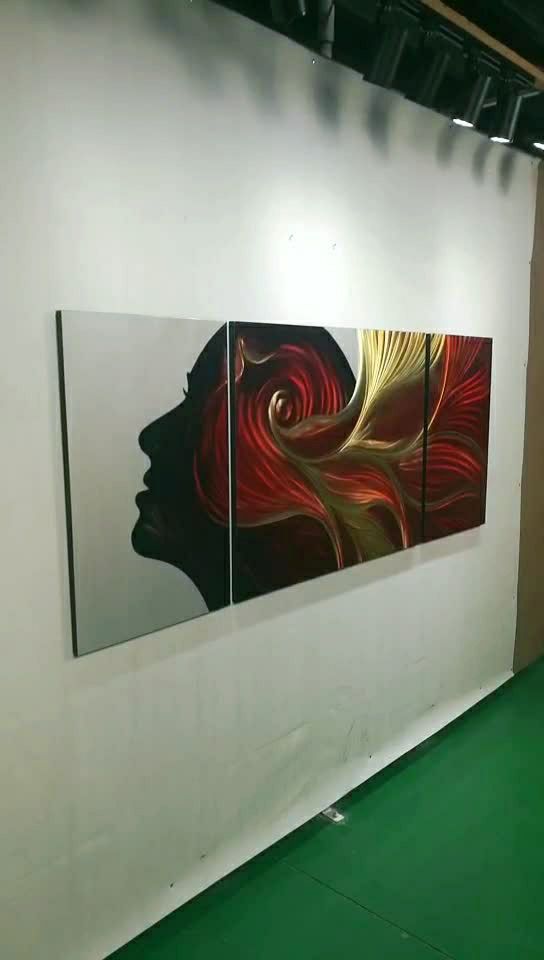 铝板画,形体抽象