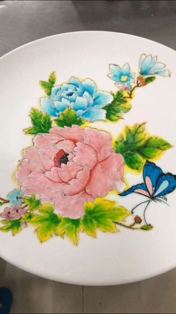 徒弟的果酱画,牡丹,喜欢吗