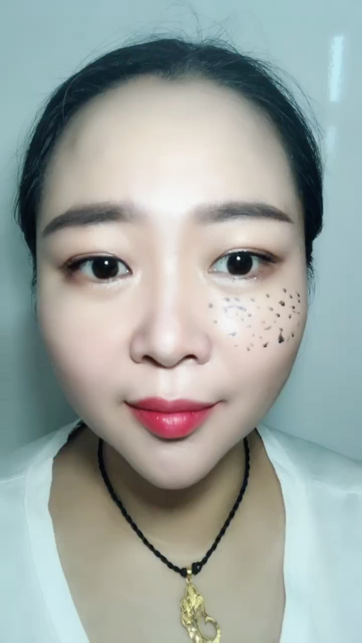 以后出门再也不用担心我的麻子脸了!