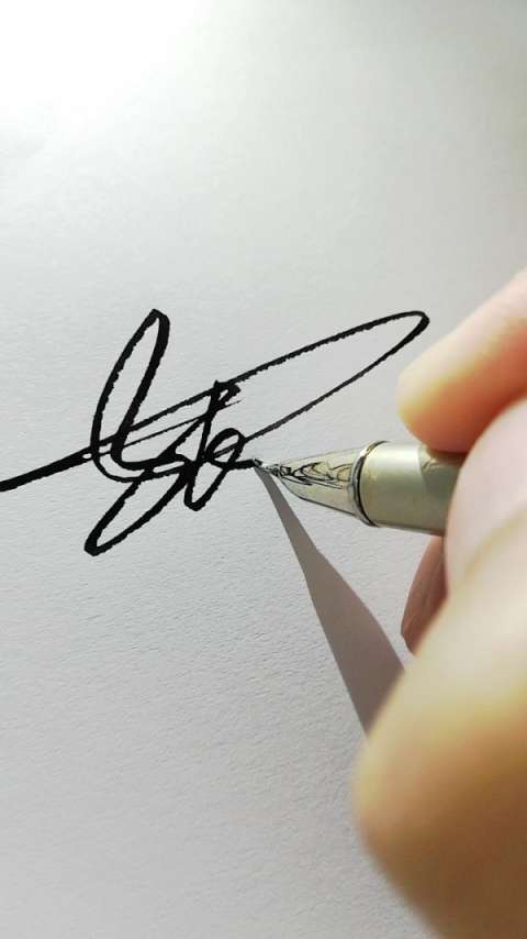 教你写签名,你留名我来写(张帅)