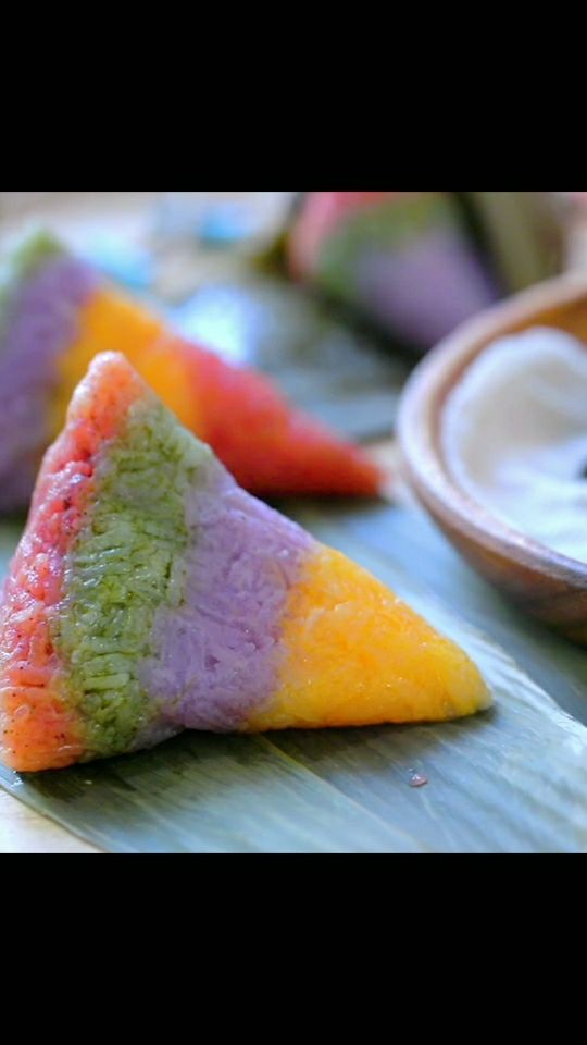 彩色粽子:别只看到我彩虹般绚丽的色彩,我也有丰富的"内心"啊