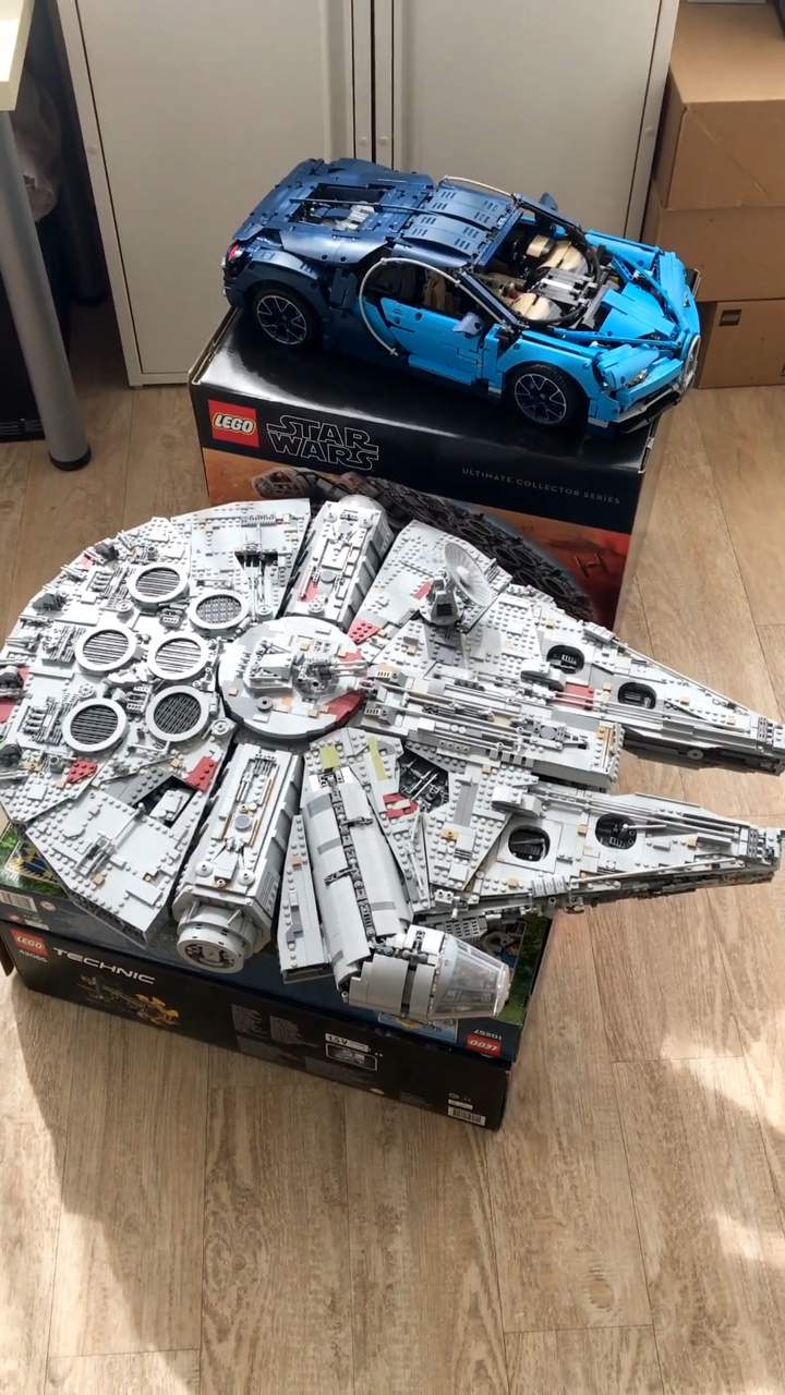 乐高的大家伙,编号75192的千年隼,积木数量7500