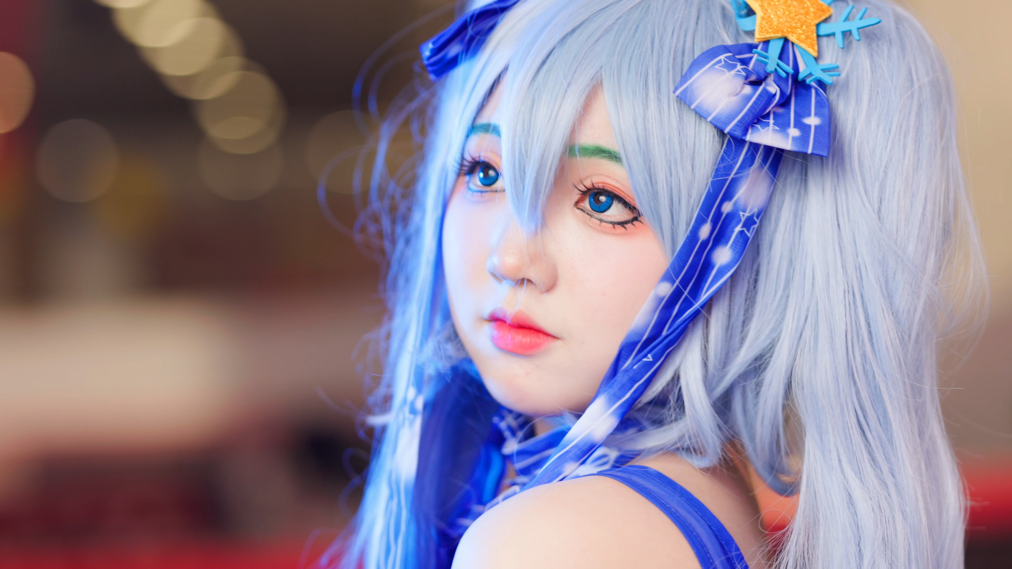 雪初音#初音未来cos#雪初音cos#二次元少女