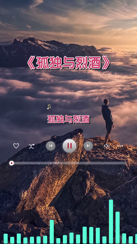 孤独与烈酒 是唯一对男人不离不弃的东西#微视热门伤感音乐