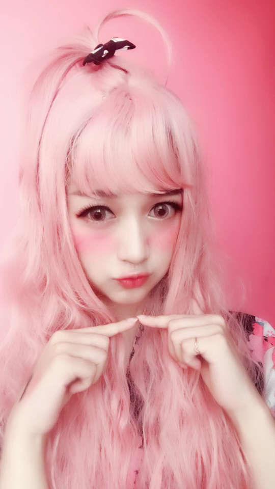 二次元的脸红妆～喜欢的留下你的小心心