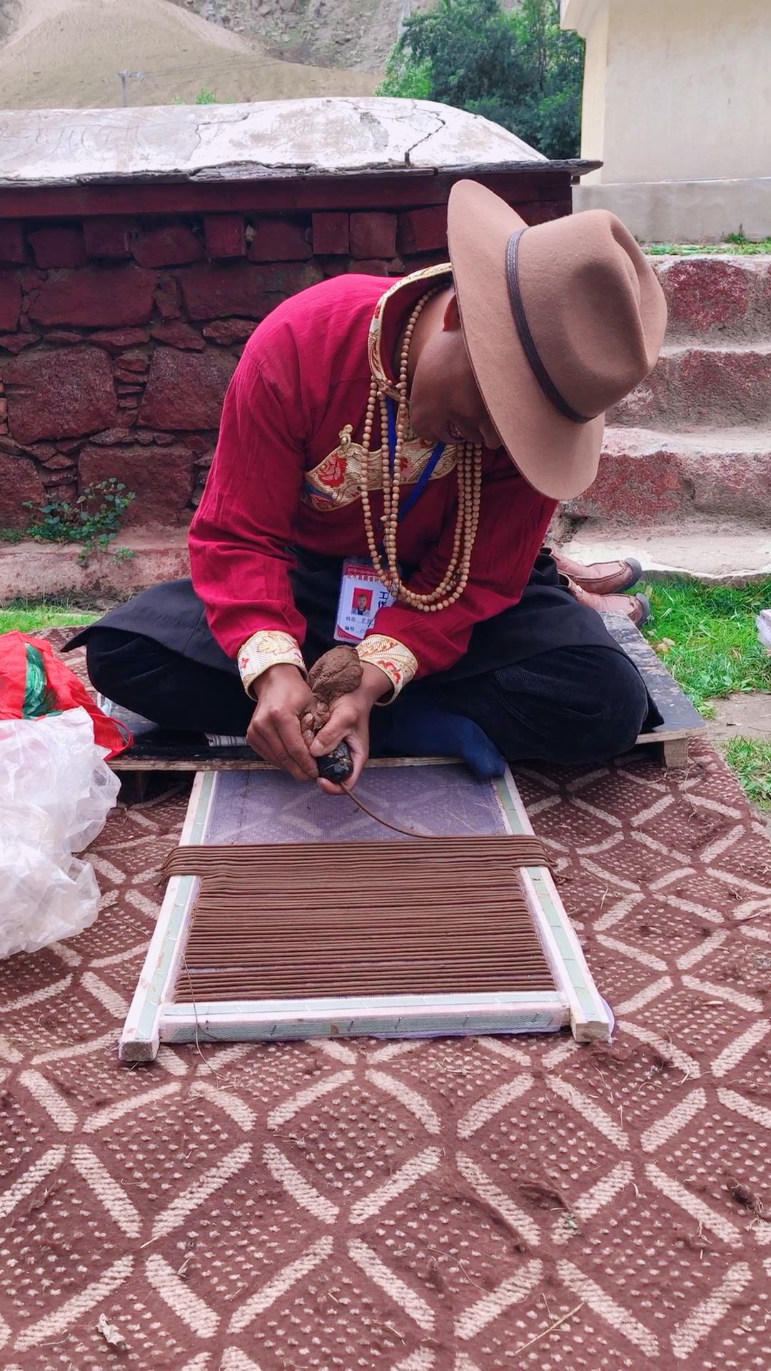 藏香的制作过程