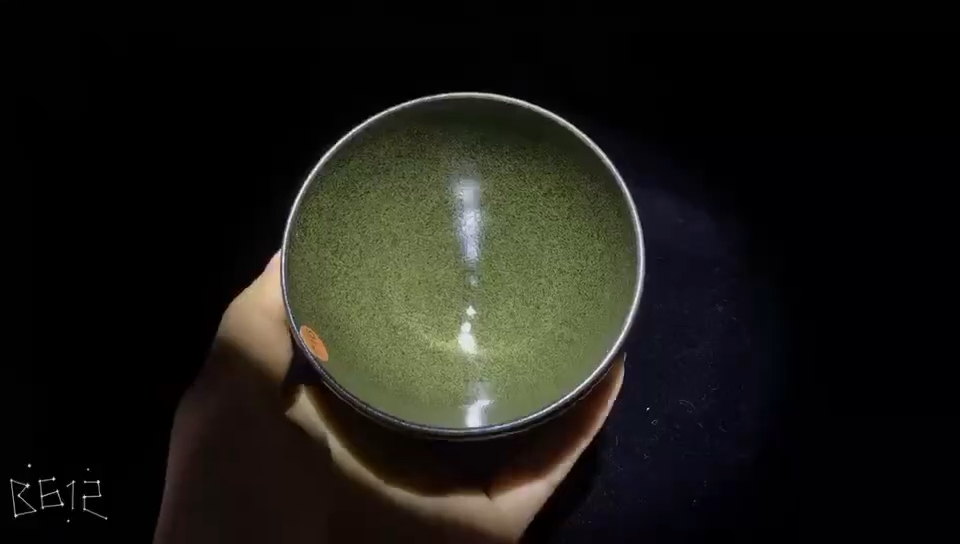 张国伟作品  传统建盏釉色 茶末釉 8.6×6.8cm