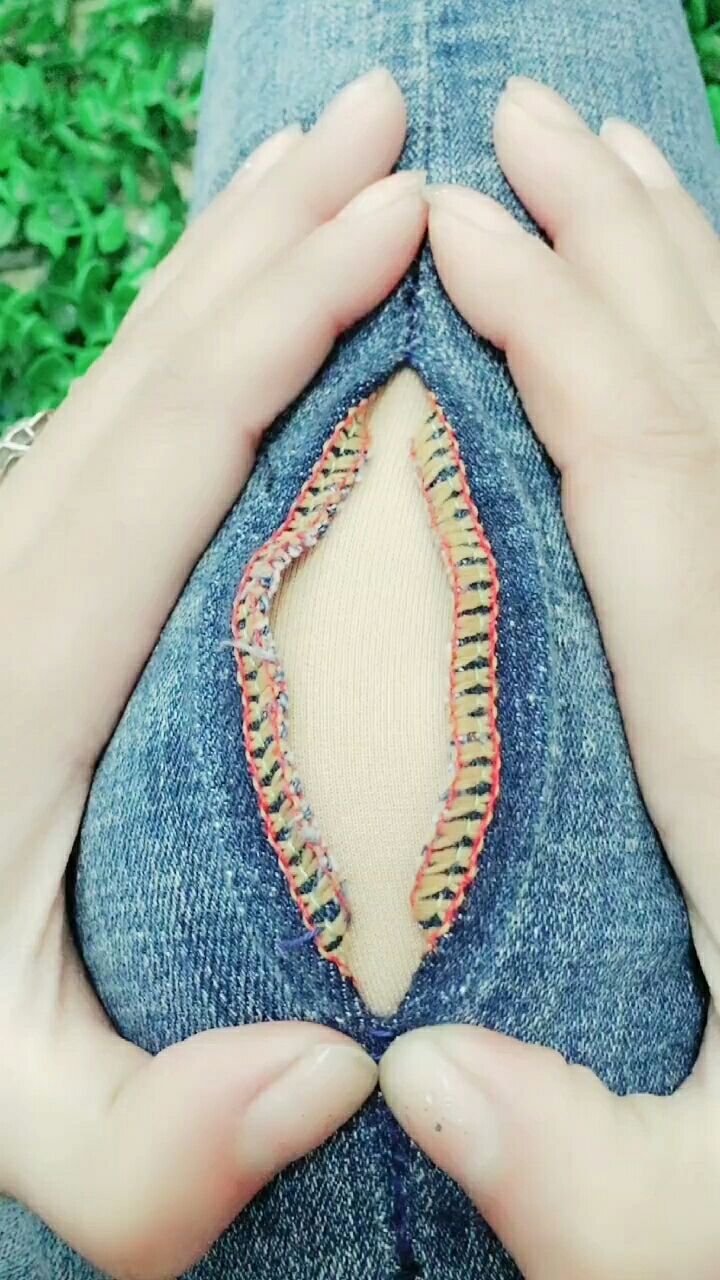 胖成这样裤子撑破了好尴尬