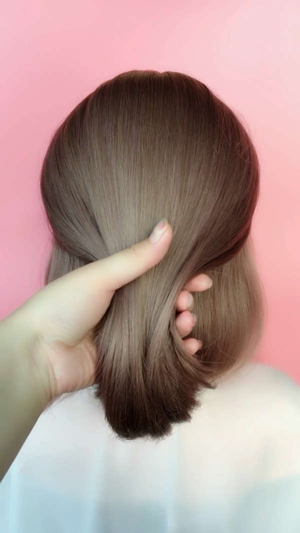 短发碎发多这样扎丸子