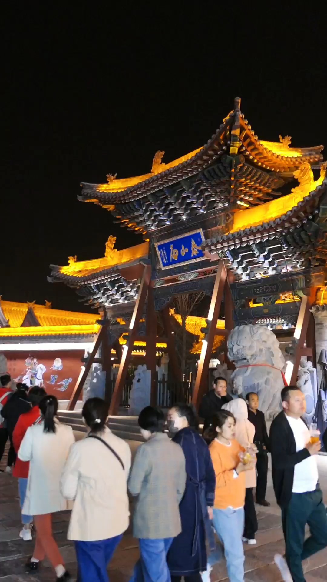 这座古城夜景很美#忻州古城