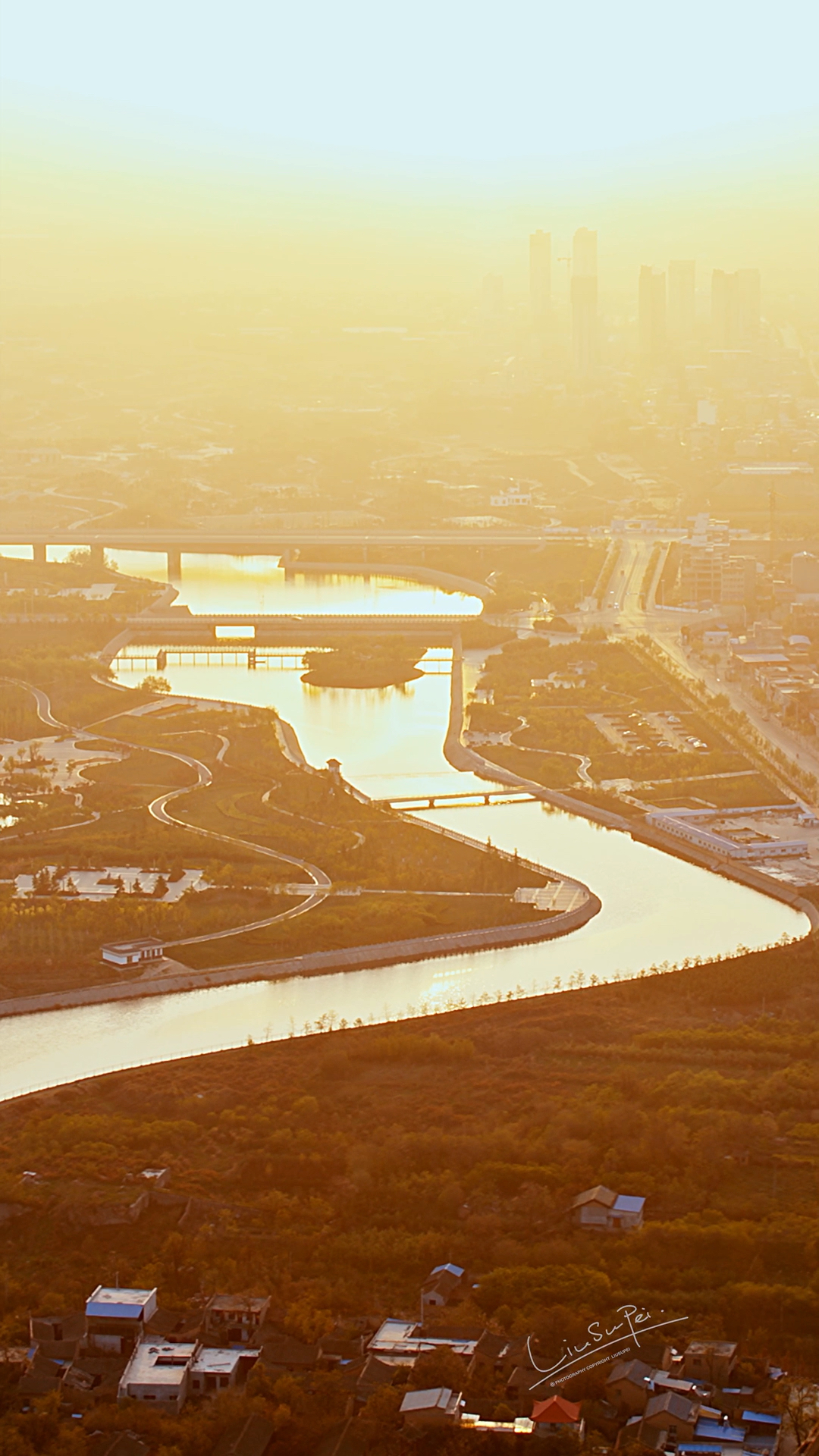 富庶太平 航拍陕西富平风光