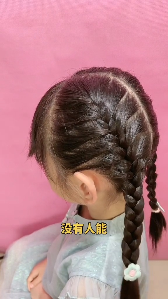 语音讲解讲解,蜈蚣辫的正确编法#儿童编发