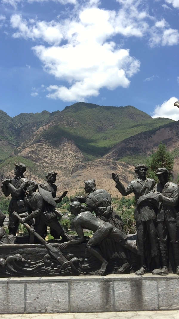 红军长征路过长江第一湾遗址.丽江石鼓