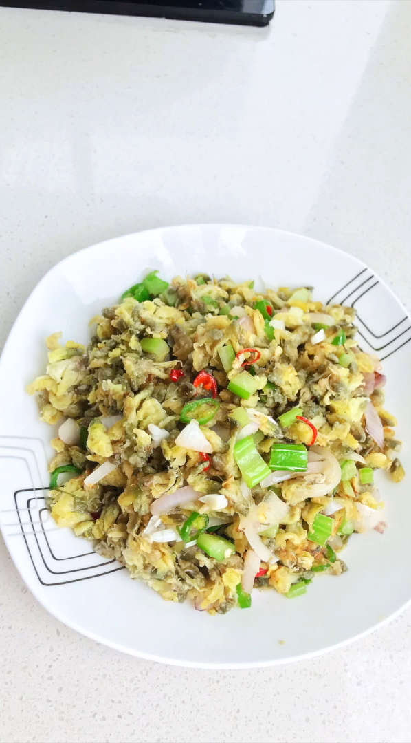 清炒洋槐花疙瘩,请大家参考