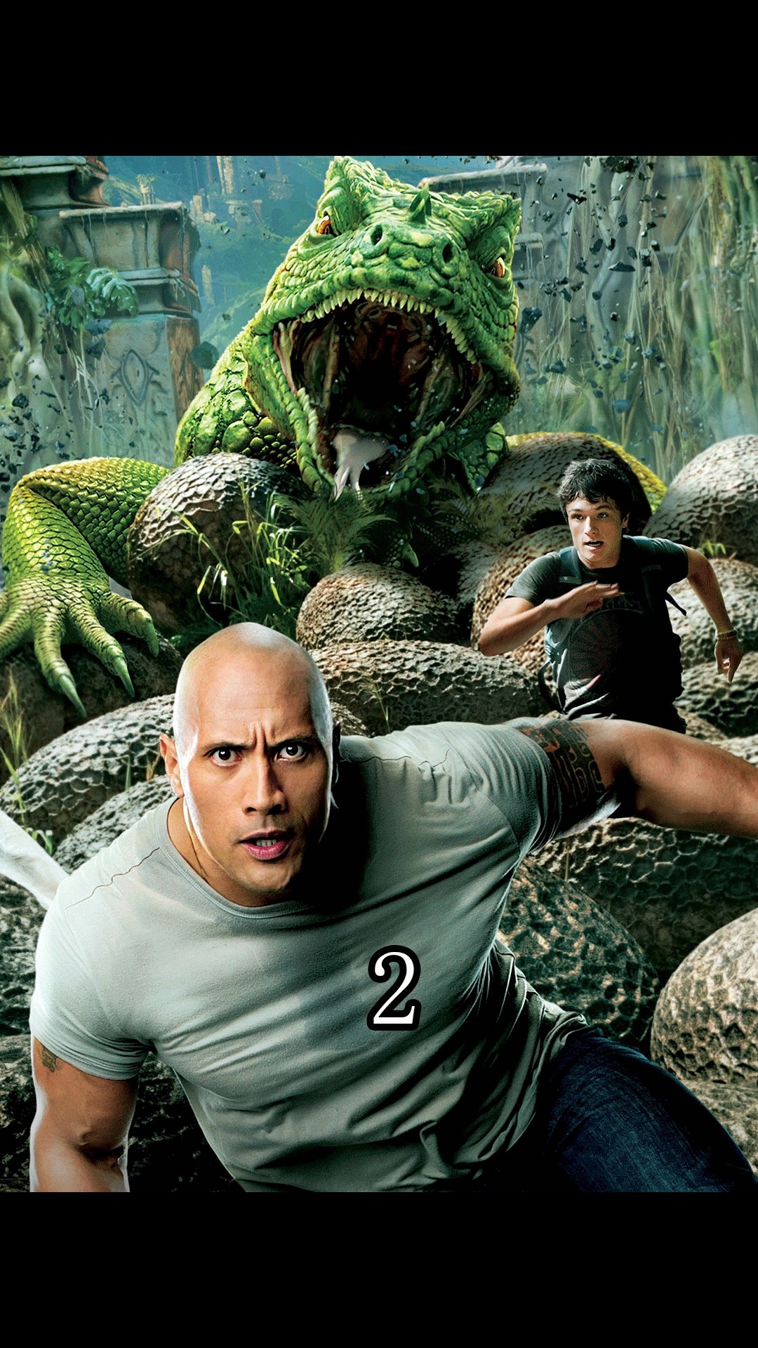 道恩-强森系列,一行五人探险神秘岛#电影解说#科幻电影