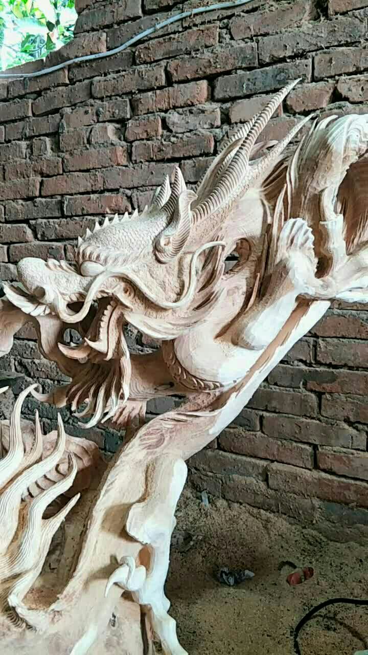 根雕龙手工雕刻