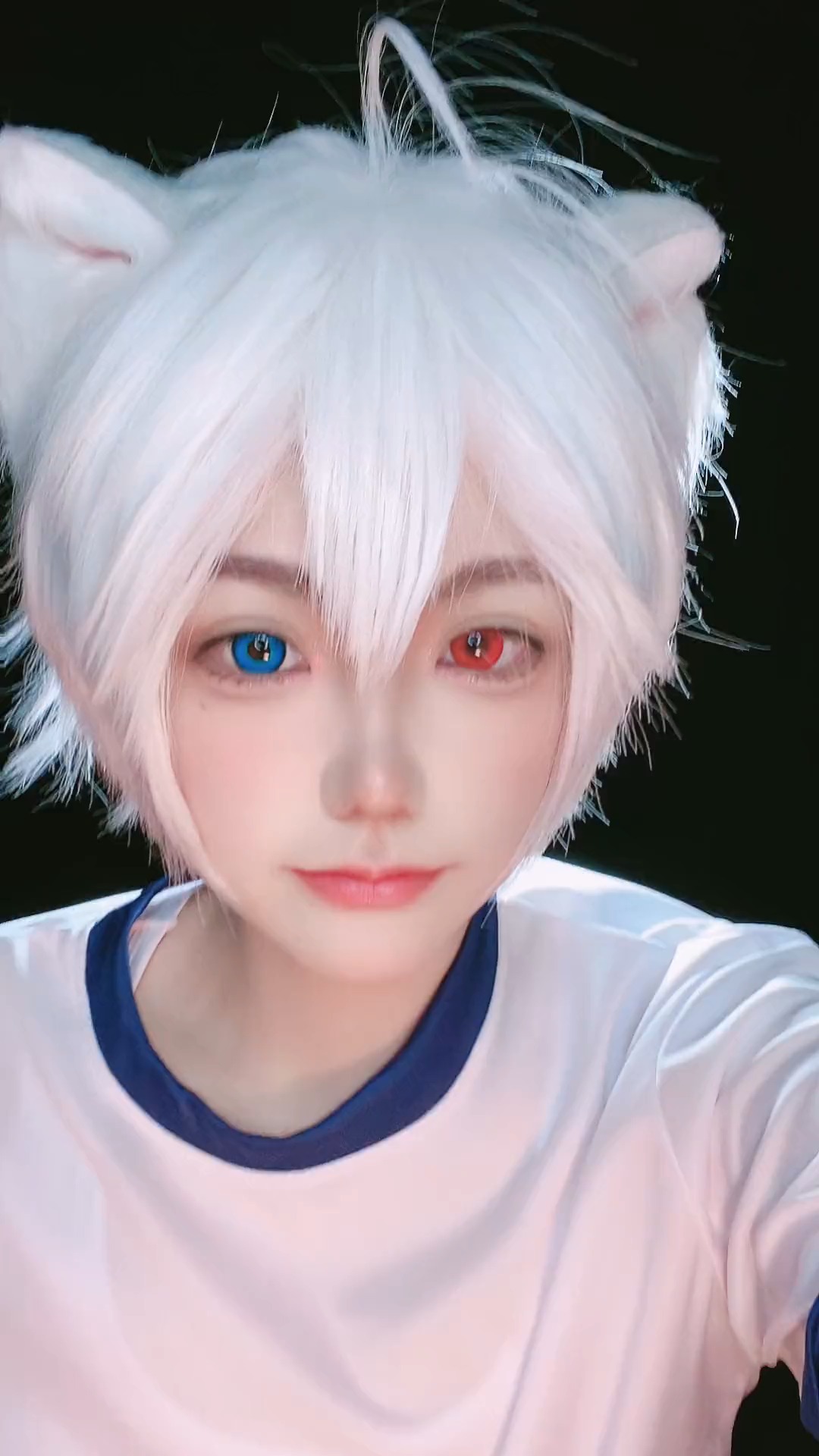 充能计划 #春日魔法挑战 #cos #cosplay #兽耳 #猫耳 #异瞳 #翼白