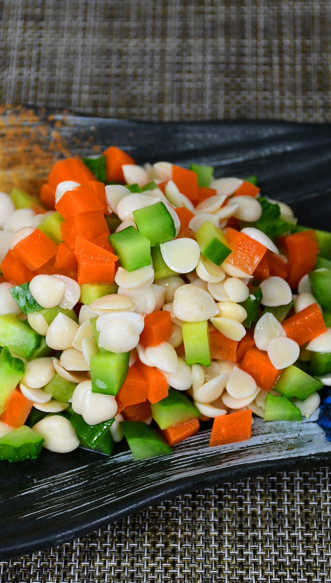 快过年了,教你一道凉菜"温拌杏仁"的做法!清淡爽口,解油腻#美食