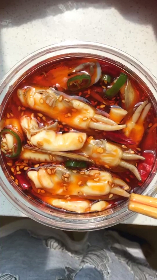 秘制麻辣捞汁蛏肉9797