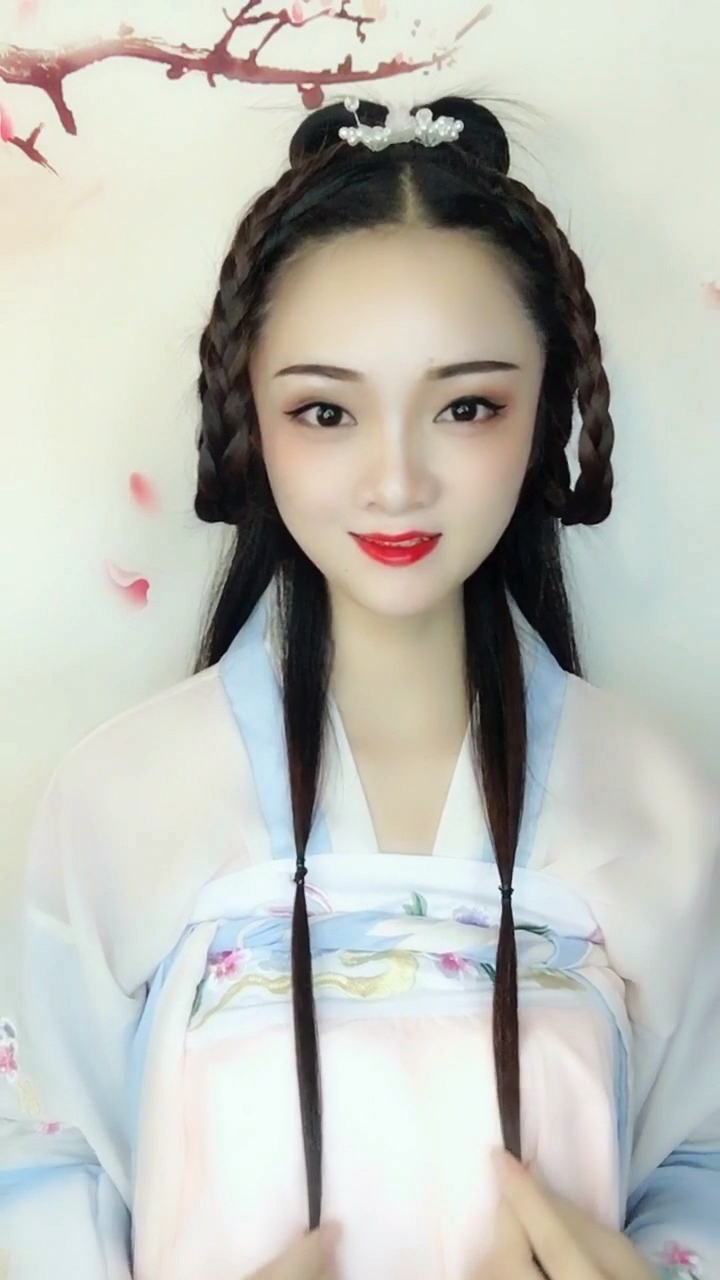 古代温婉女子发型7815