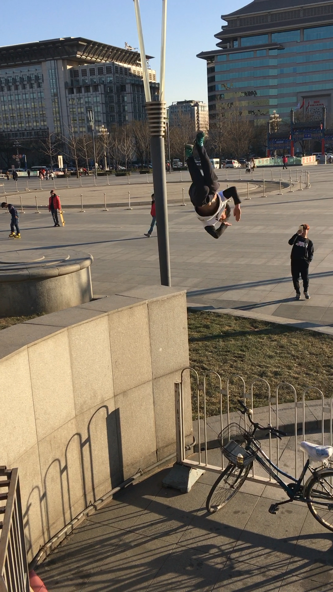 跑酷达人在什么地方都能秀,无拘无束