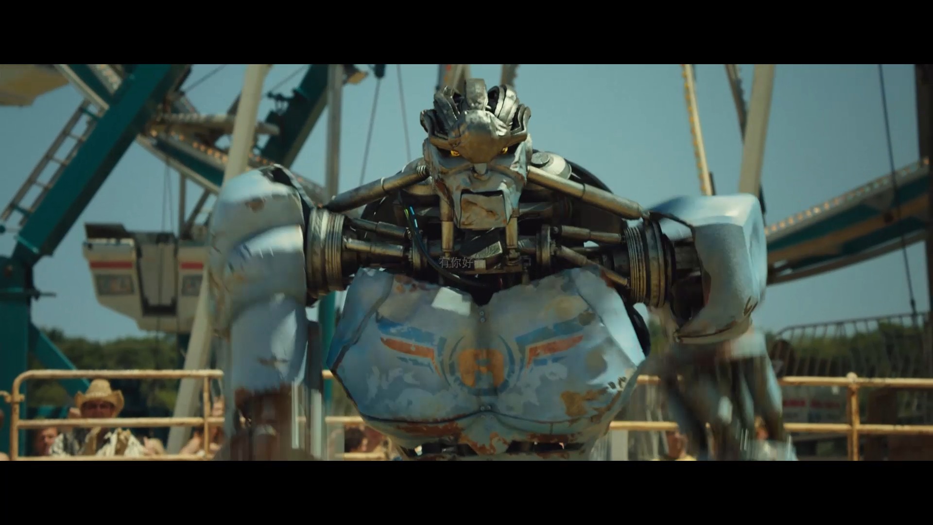 《铁甲钢拳》1:干啥事都不能分心,可怜了这机器人.